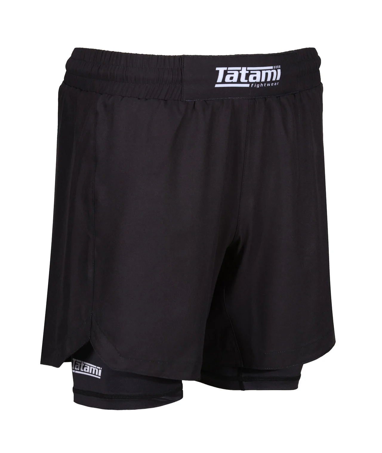 Dual Layer Grappling Shorts - Black - Image 4