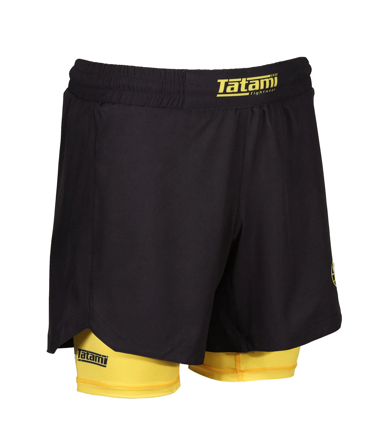 Dual Layer Grappling Shorts - Yellow - Image 4