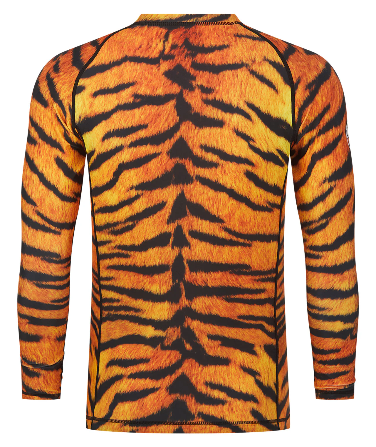 Mens Helena Long Sleeve Rash Guard - Tiger - Image 2