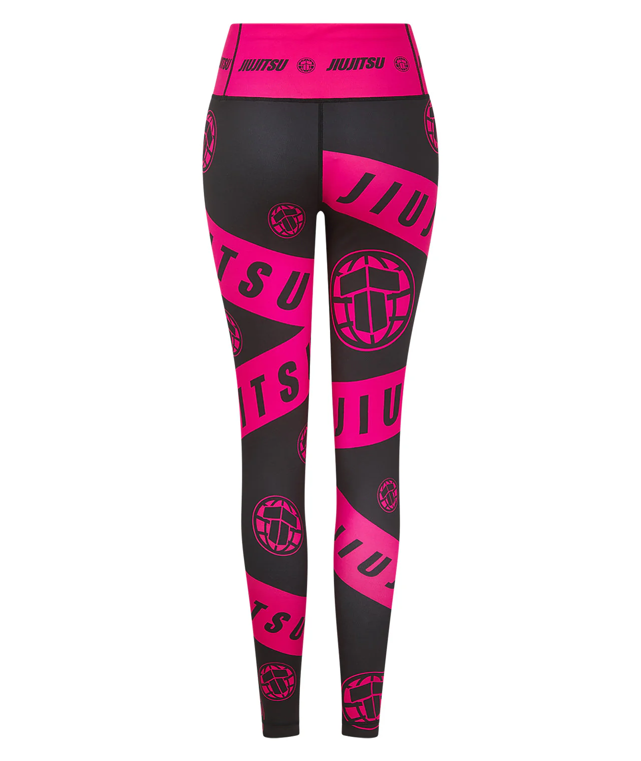 Ladies Helena Taped Leggings - Black & Pink - Image 4