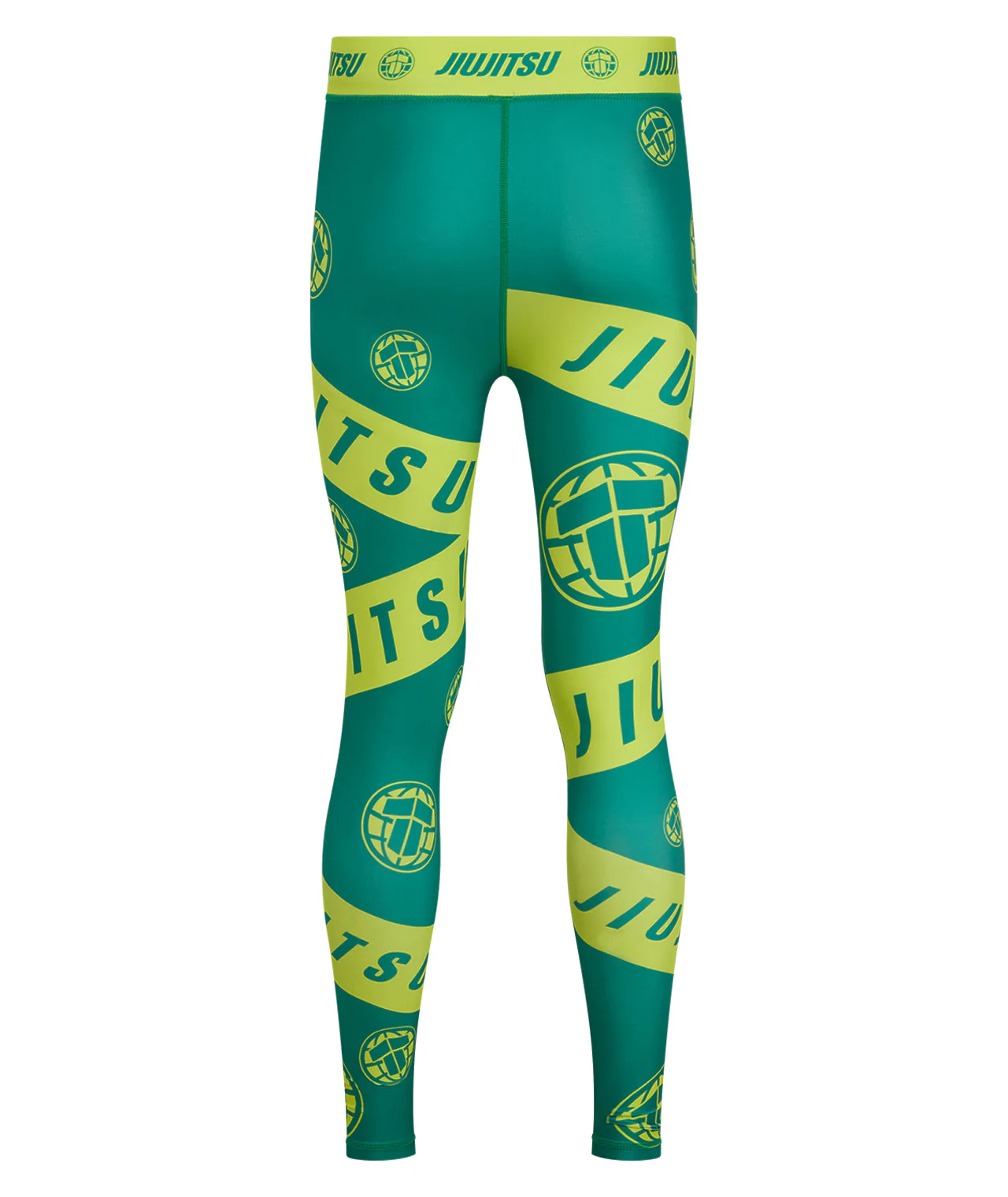 Mens Helena Taped Spats - Green & Yellow - Image 2
