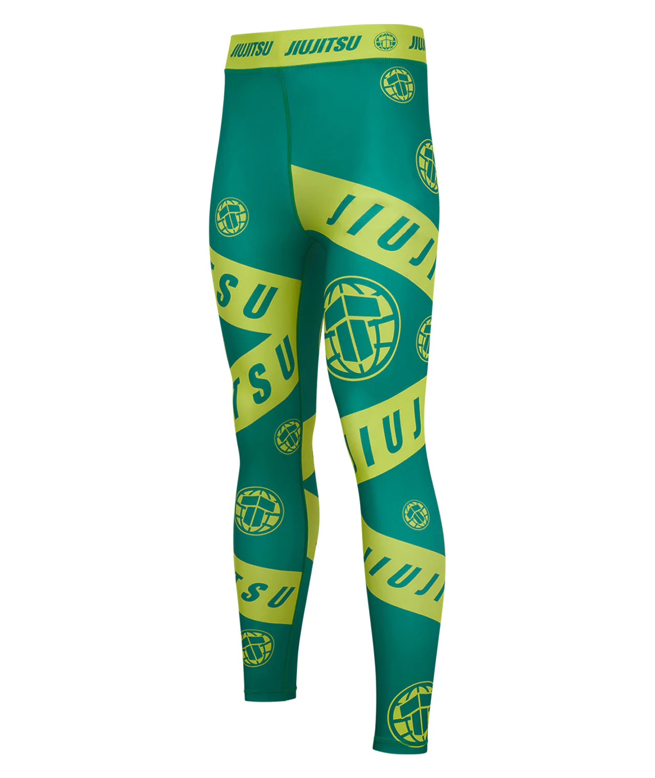 Mens Helena Taped Spats - Green & Yellow - Image 3