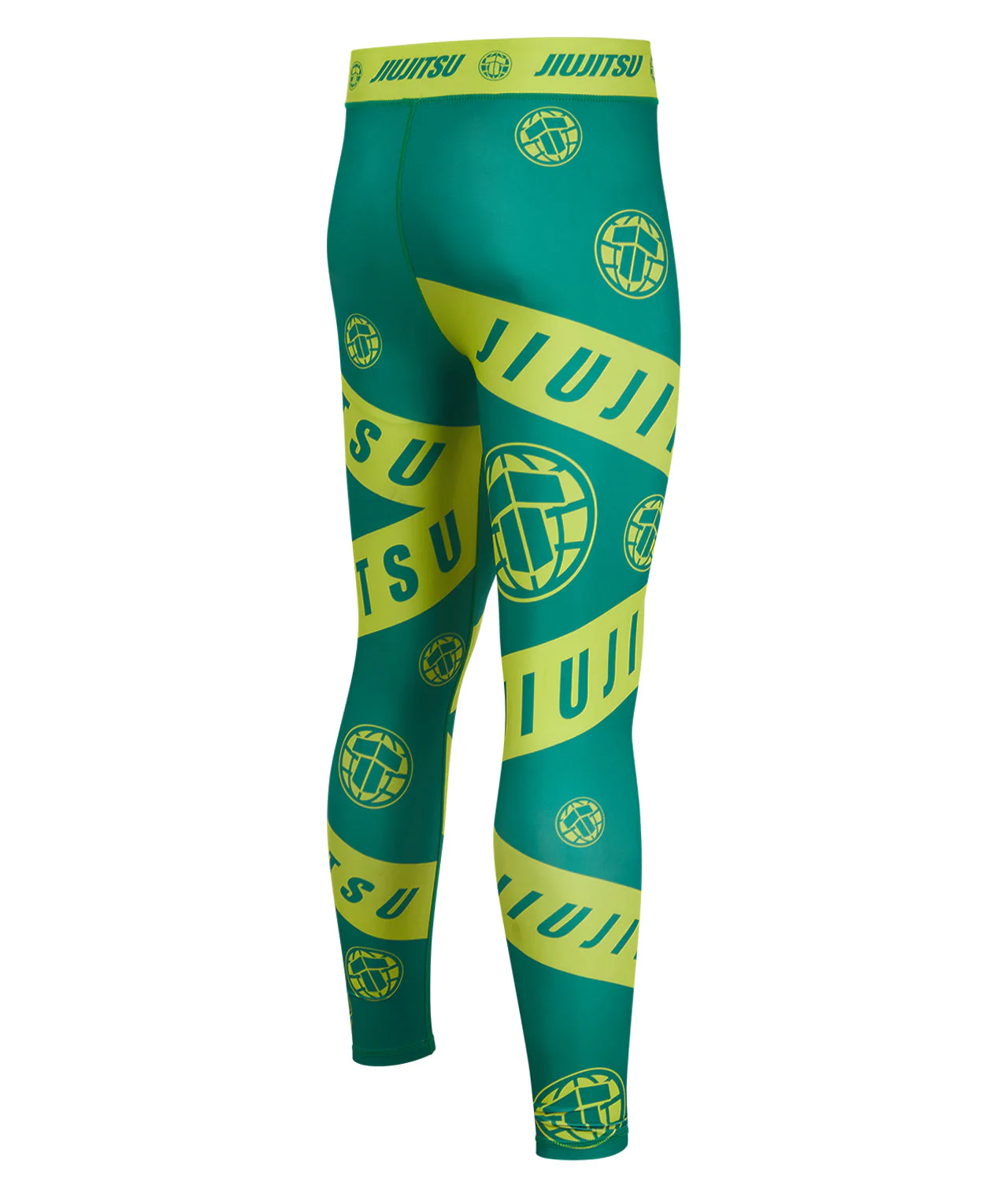 Mens Helena Taped Spats - Green & Yellow - Image 4