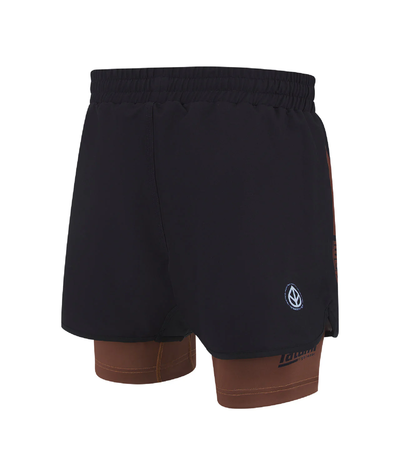 IBJJF Ranked Hybrid Shorts - Brown - Image 4