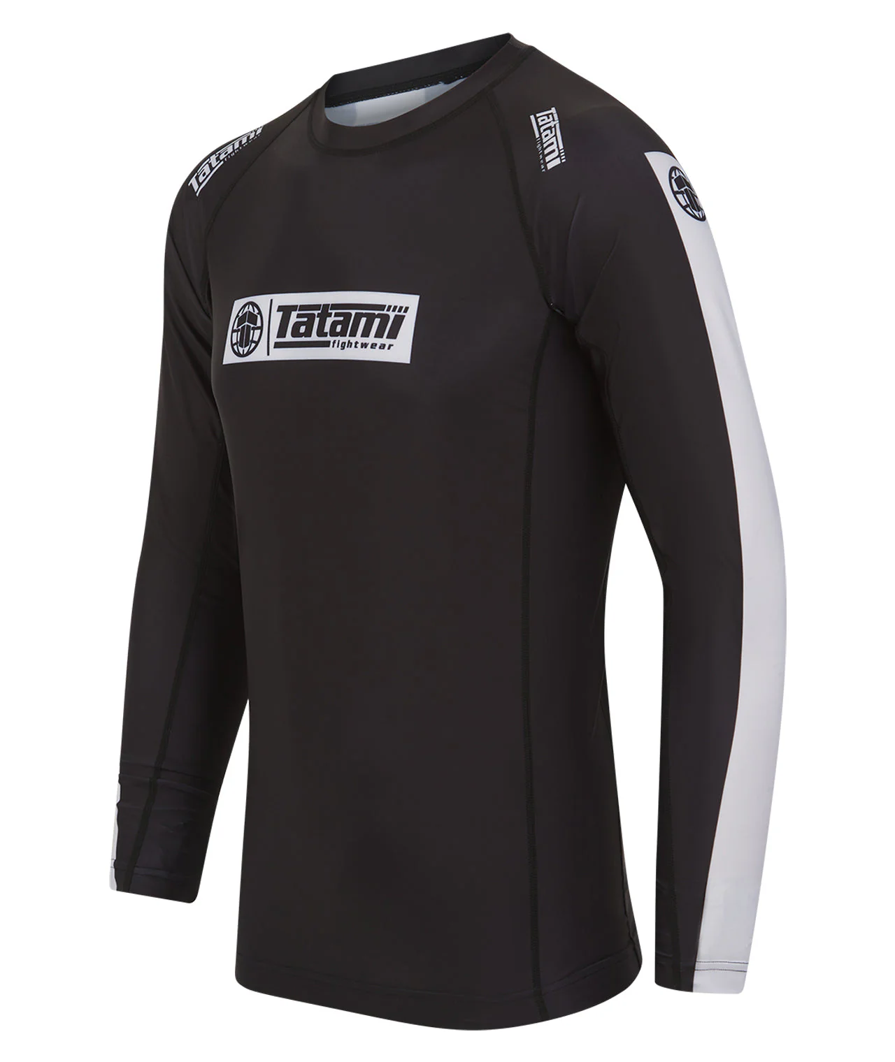 IBJJF Ranked Long Sleeve Rash Guard - Black - Image 2