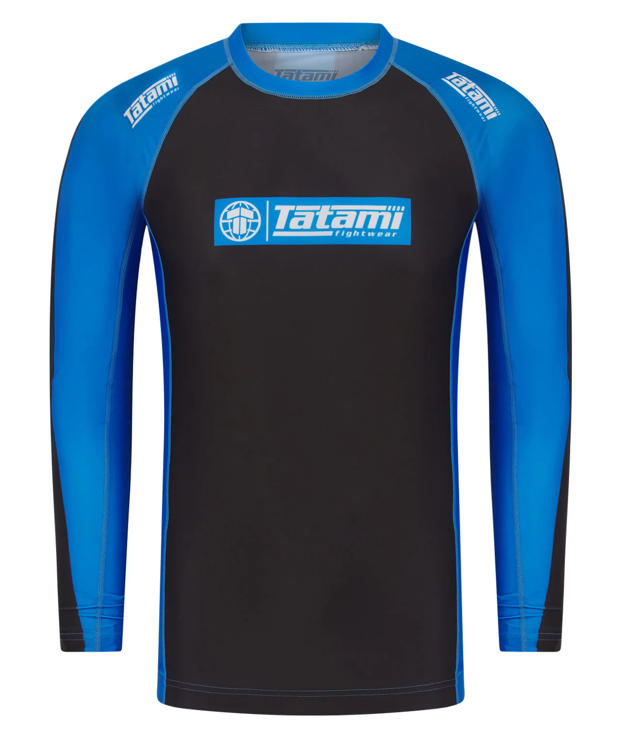 IBJJF Ranked Long Sleeve Rash Guard - Blue