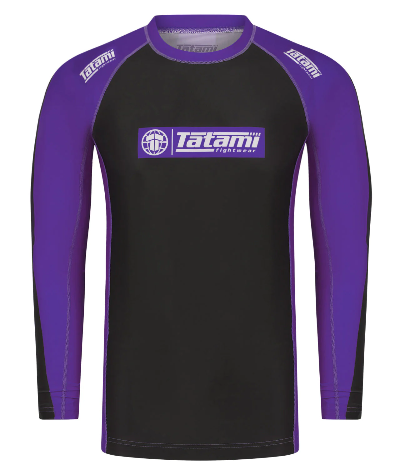 IBJJF Ranked Long Sleeve Rash Guard - Purple