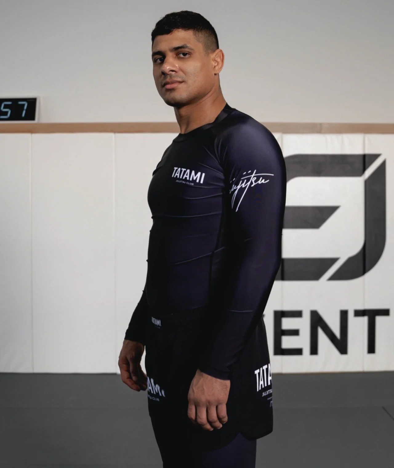 JJ Club Long Sleeve Rash Guard - Black - Image 6