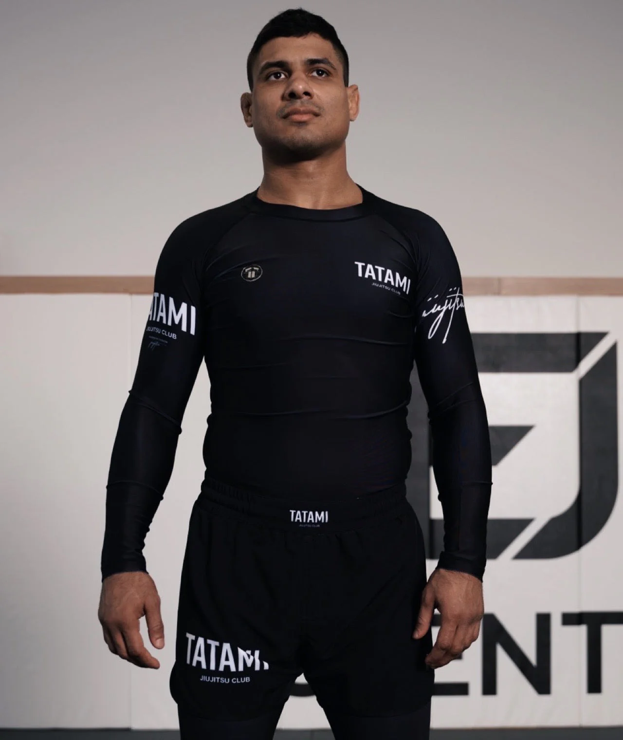 JJ Club Long Sleeve Rash Guard - Black - Image 7