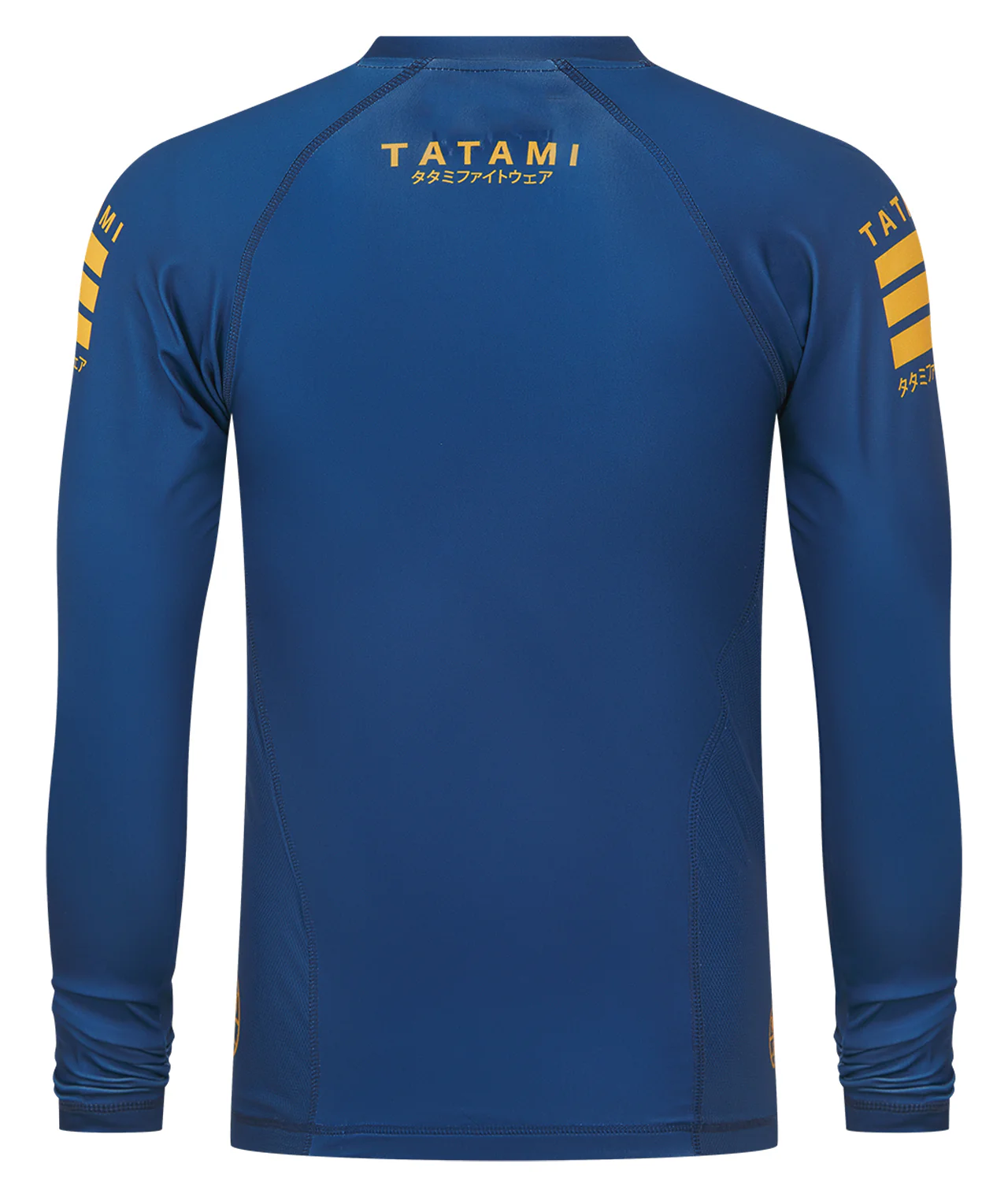 Katakana V2 Long Sleeve Rash Guard - Blue - Image 2