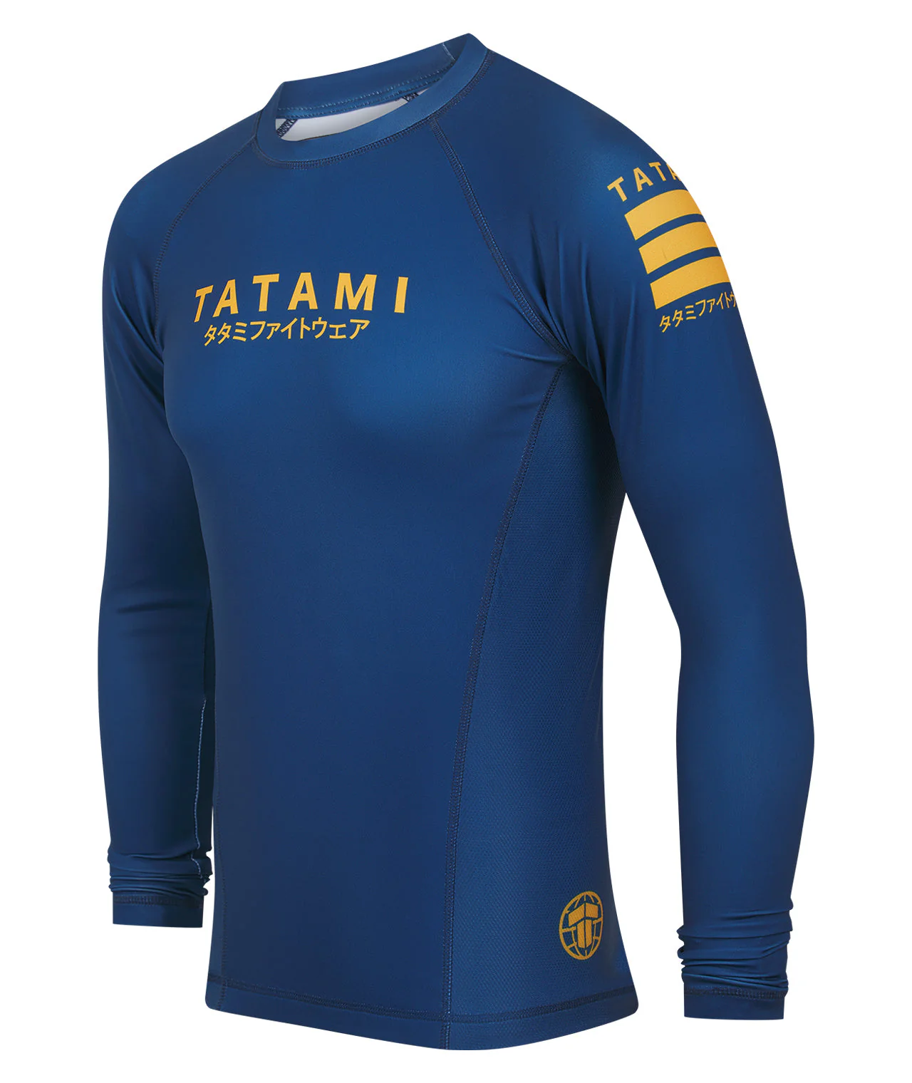 Katakana V2 Long Sleeve Rash Guard - Blue - Image 3