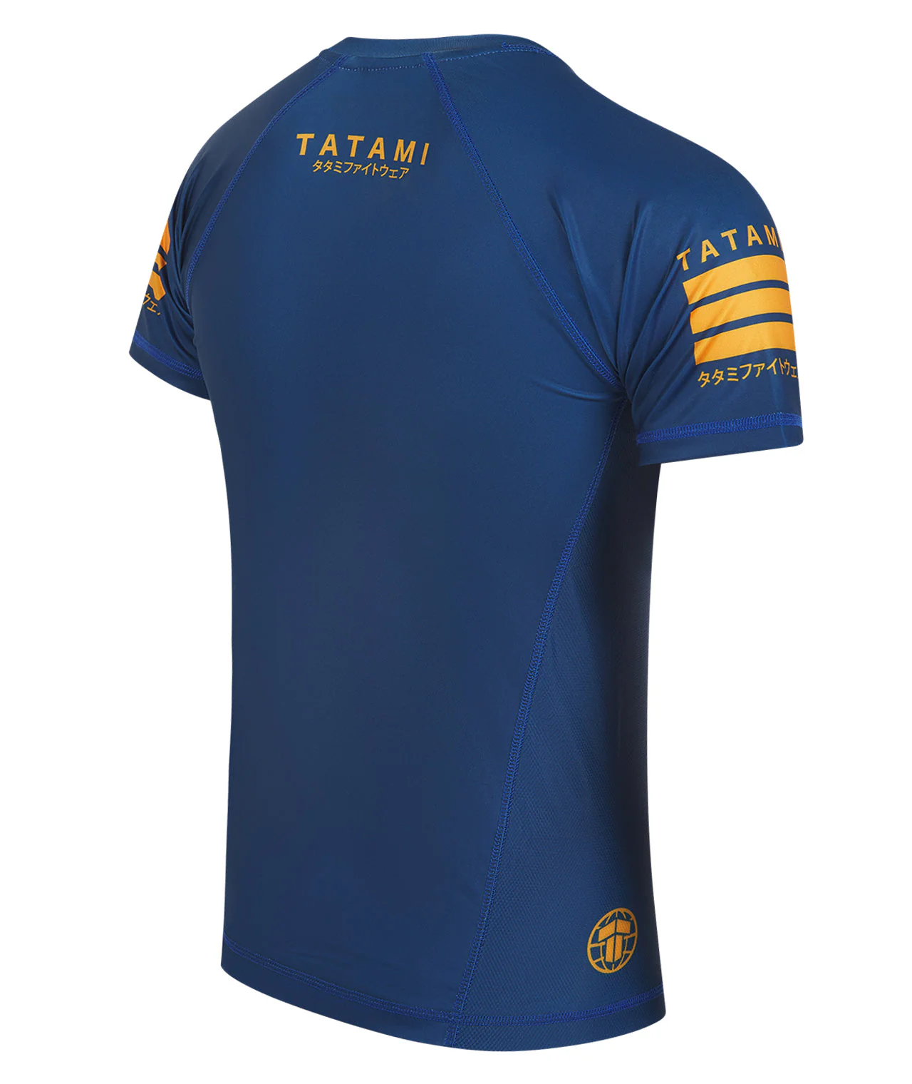 Katakana V2 Short Sleeve Rash Guard - Blue - Image 4