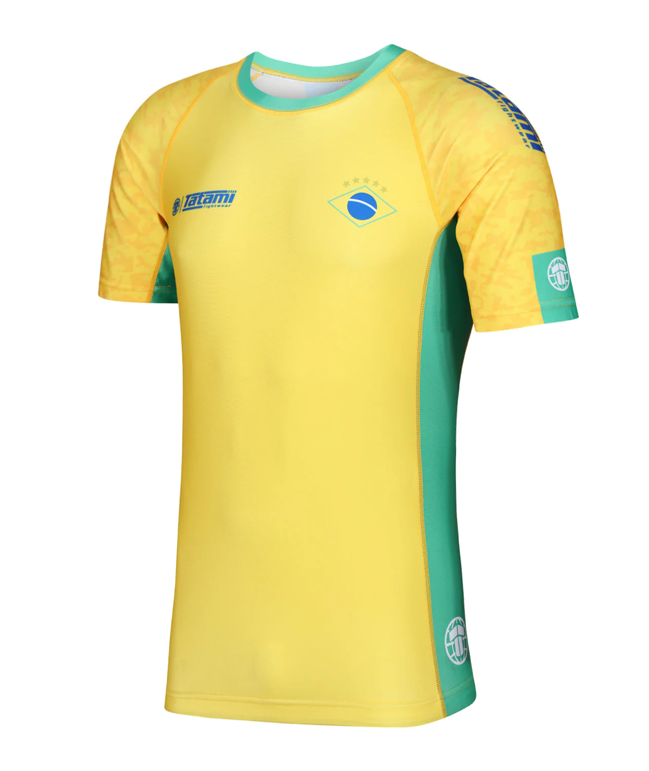 Kids Abstract Rash Guard - Brazil - Image 3