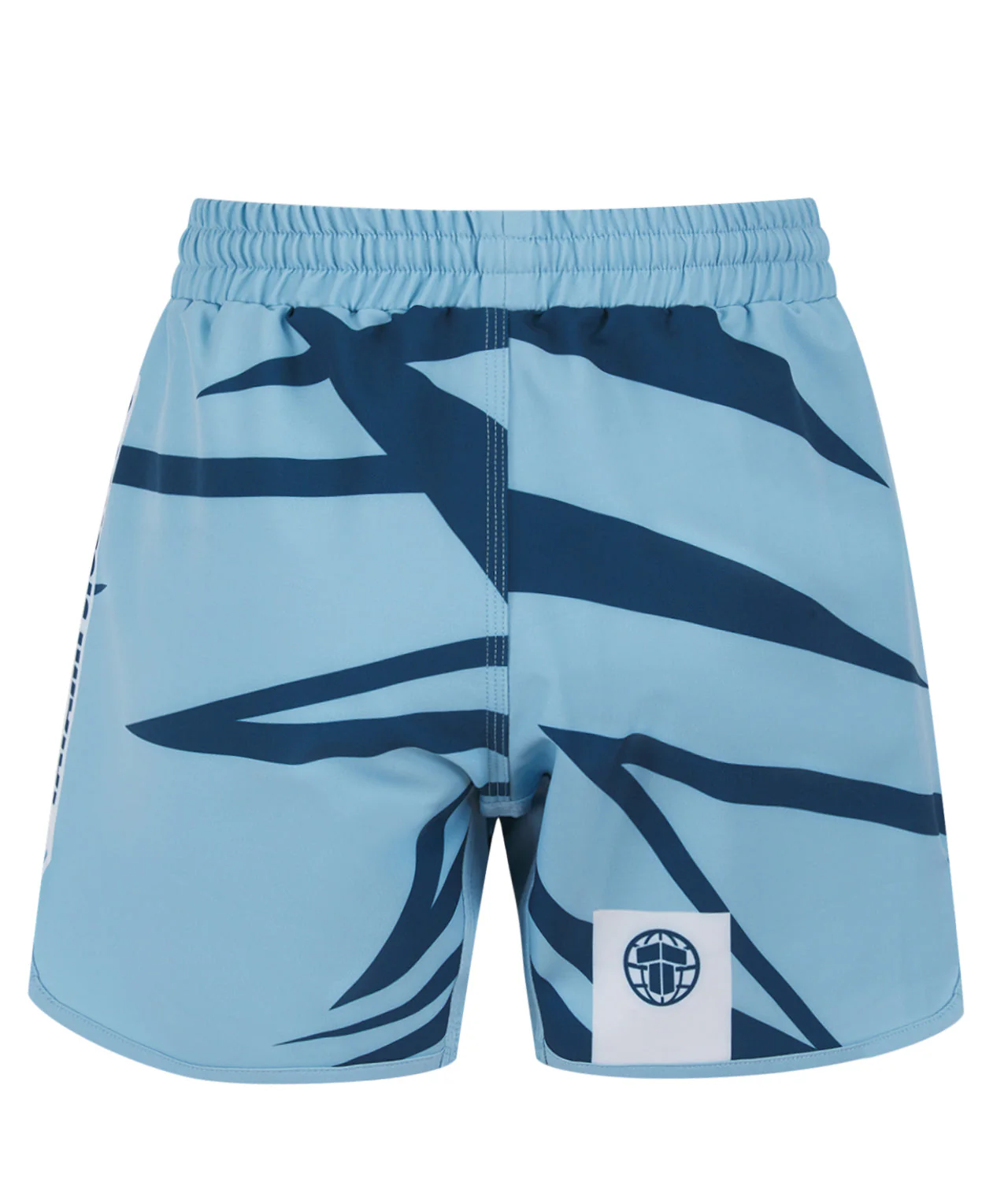 Kids Abstract Shorts - Light Blue - Image 2