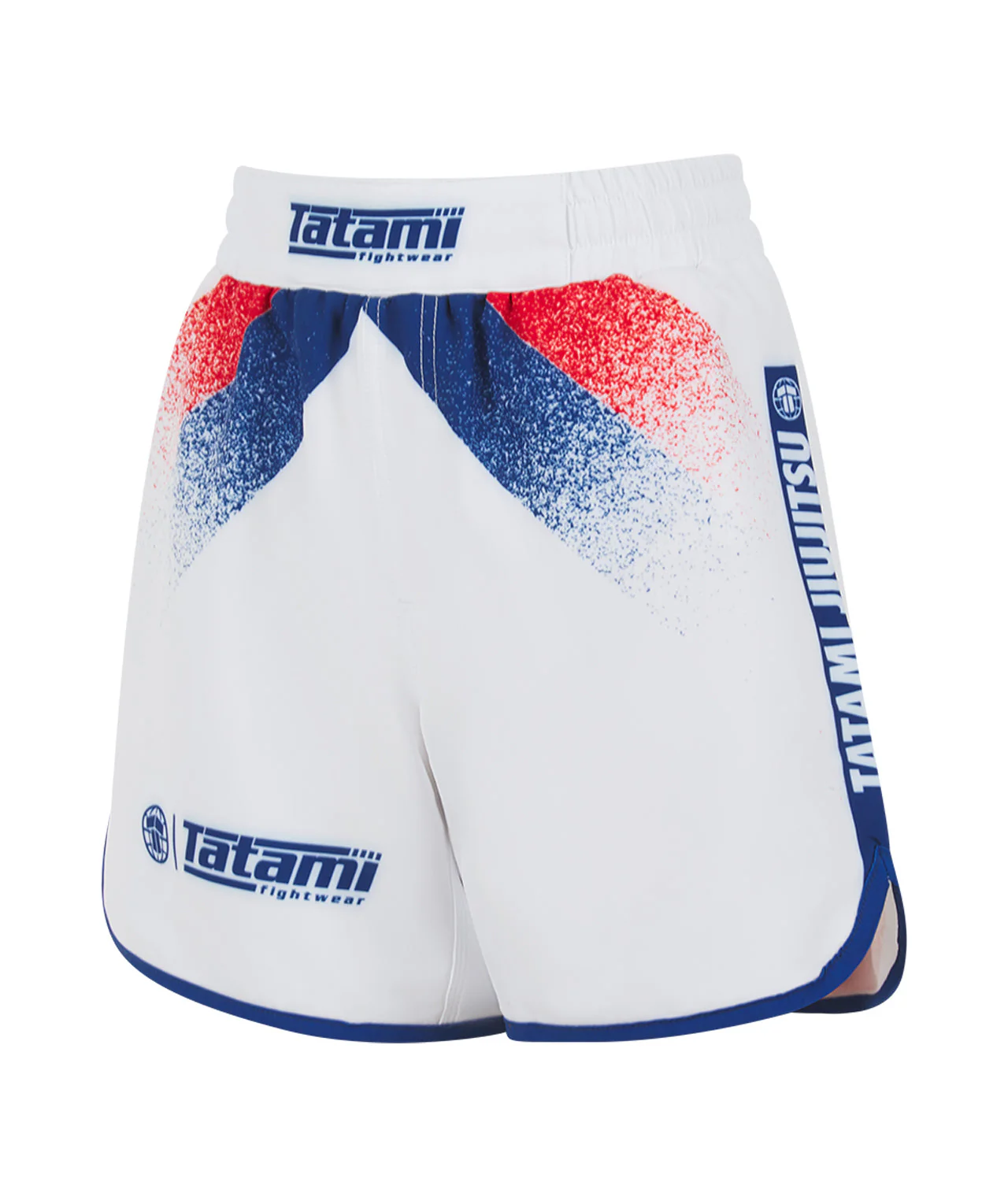 Kids Abstract Shorts - White & Navy - Image 3