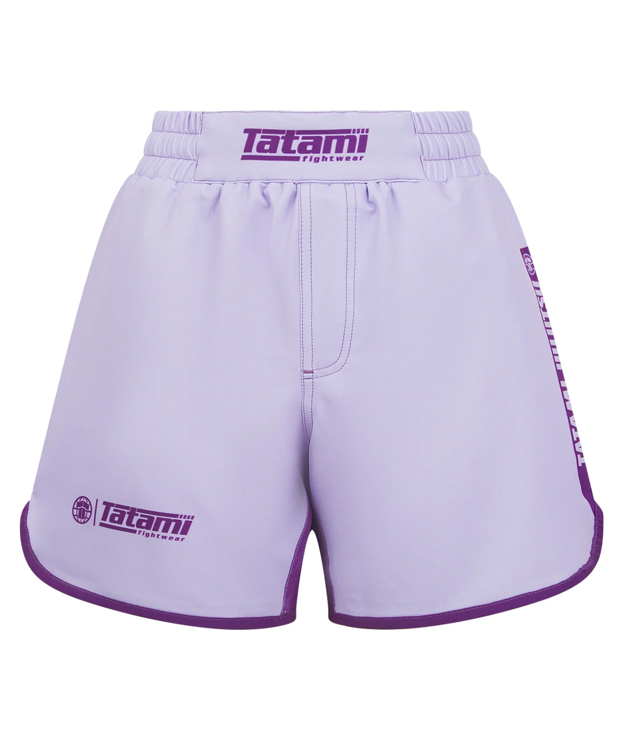 Kids Contrast Grappling Shorts - Berry
