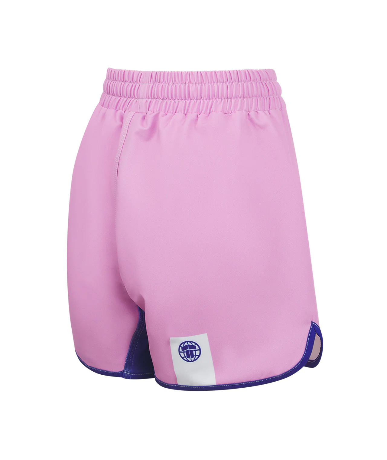 Kids Contrast Grappling Shorts - Pink & Navy - Image 4