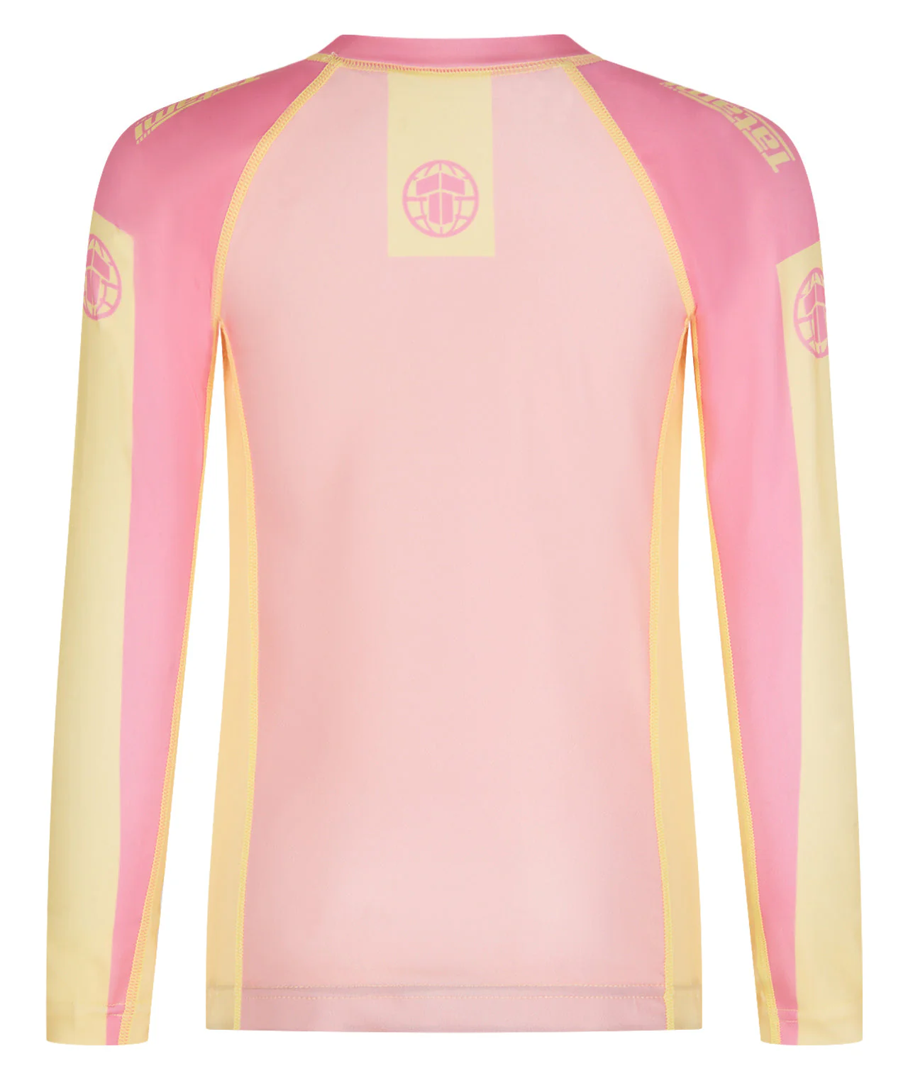 Kids Contrast Long Sleeve Rash Guard - Candy - Image 3