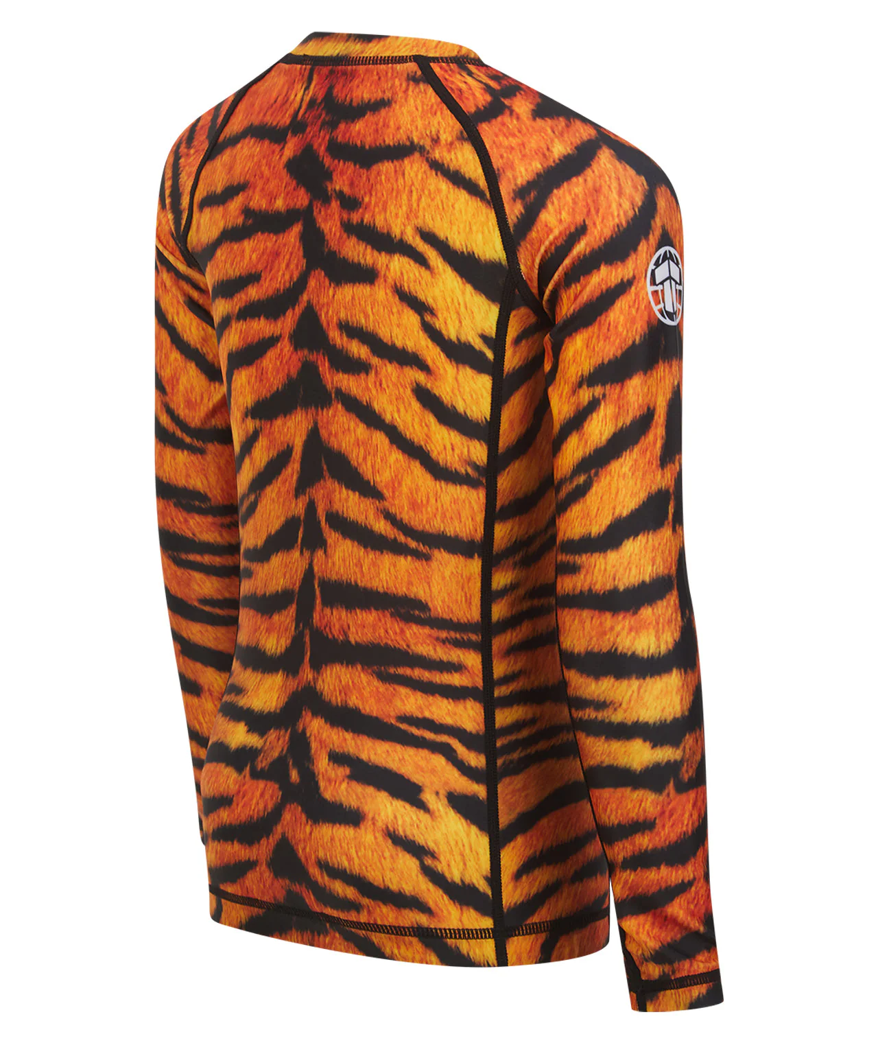 Kids Helena Long Sleeve Rash Guard - Tiger - Image 4