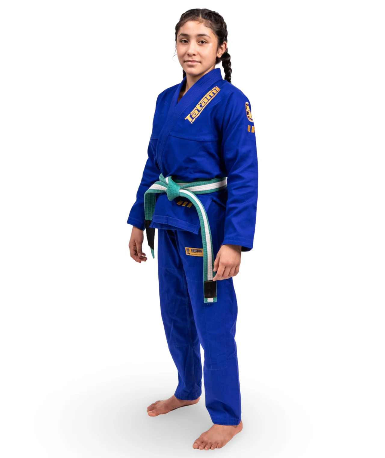 Kids Pro Series Gi - Blue & Champion Gold - Image 4