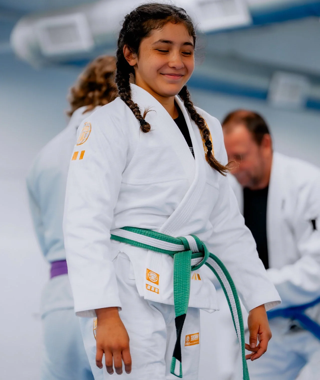 Kids Pro Series Gi - White & Champion Gold - Image 2