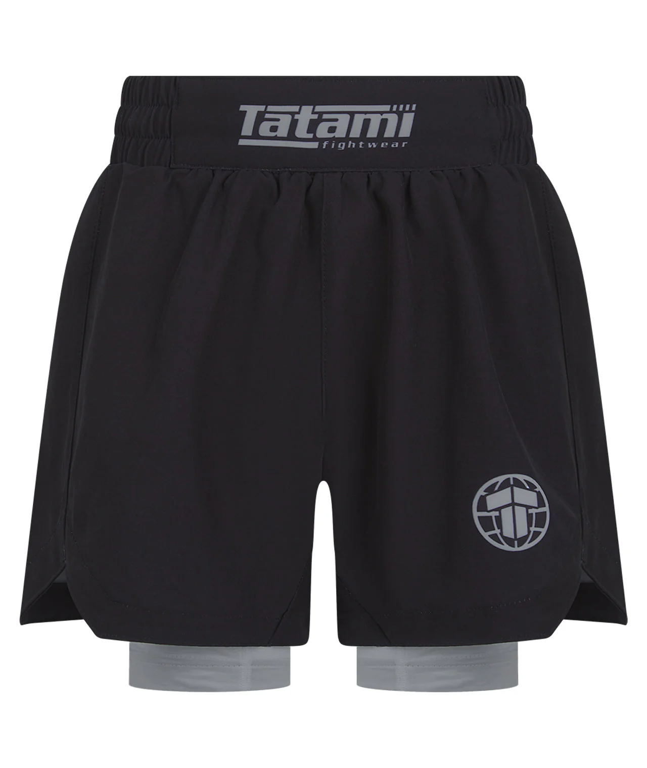 Kids Ranked Hybrid Shorts - Grey