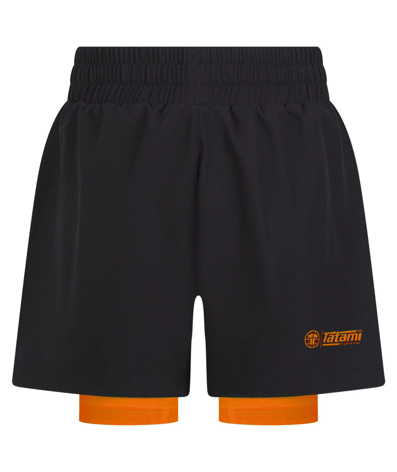 Kids Ranked Hybrid Shorts - Orange - Image 2
