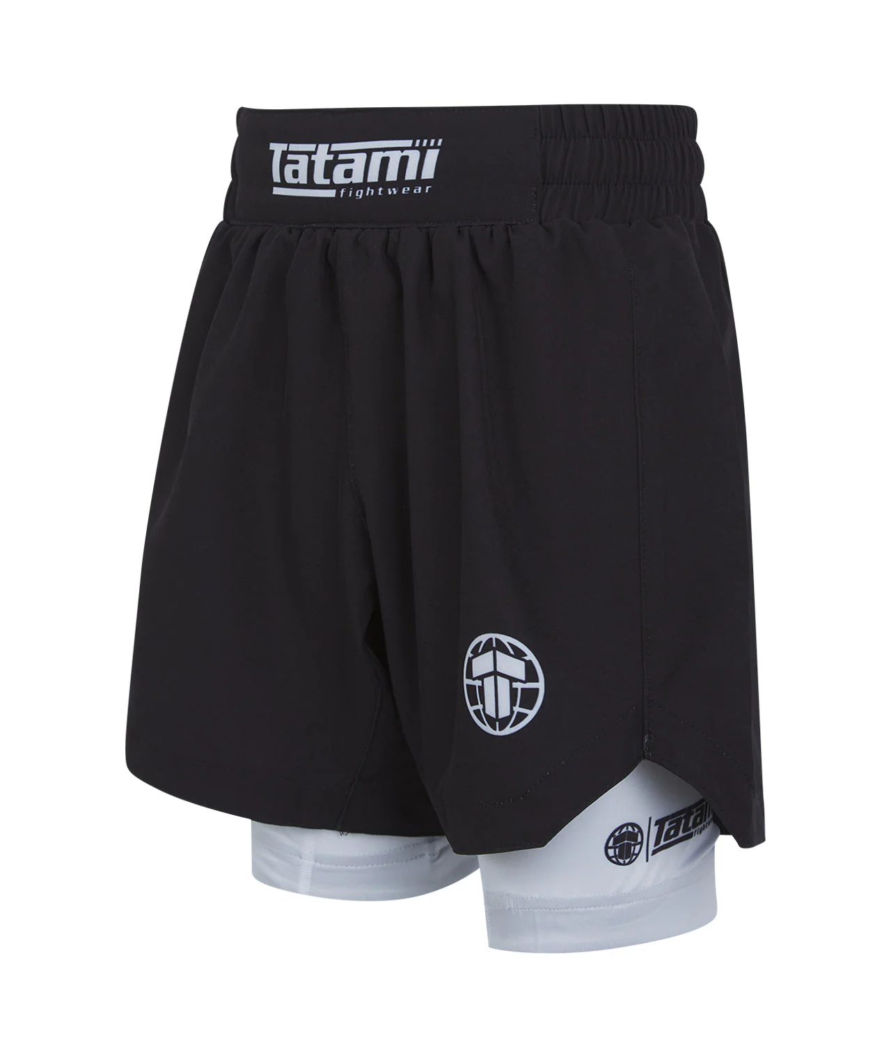 Kids Ranked Hybrid Shorts - White - Image 3