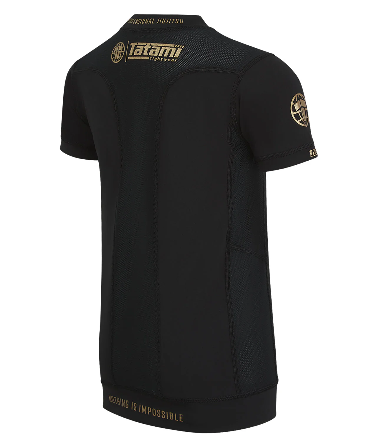 Kids Tatami Pro Rash Guard - Black & Gold - Image 4