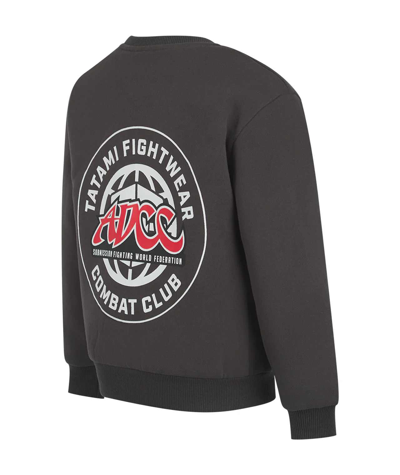 Kids Tatami X ADCC Combat Club Oversized Sweatshirt - Grey - Image 4