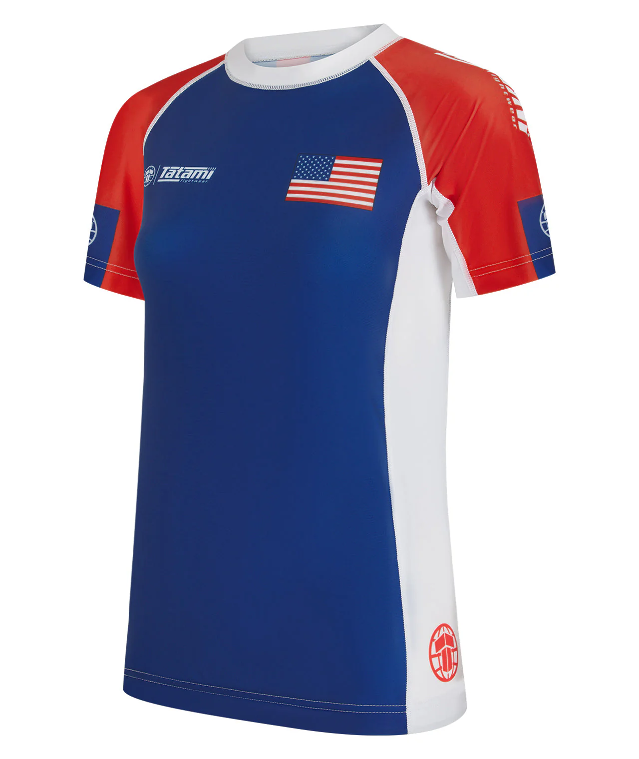 Ladies Abstract Rash Guard - USA - Image 4