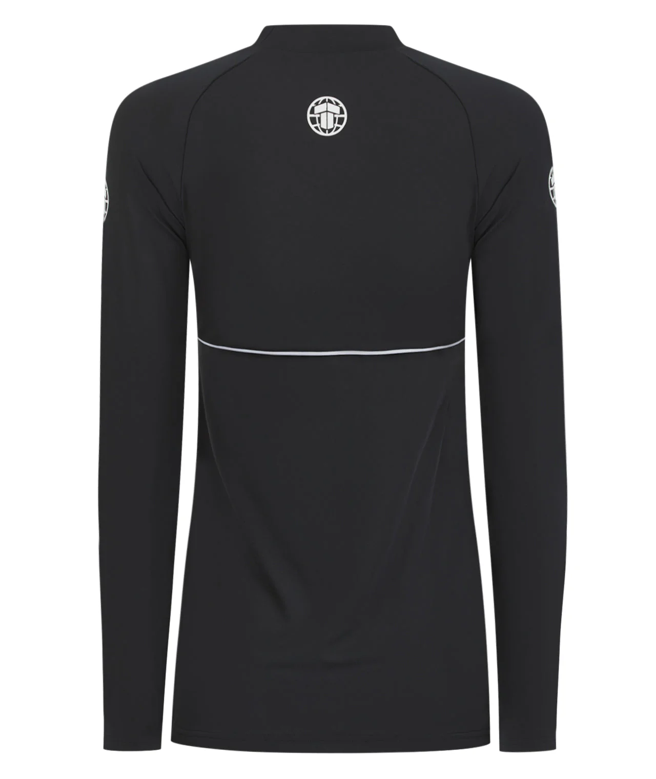 Ladies Contour Long Sleeve Rash Guard - Black - Image 3