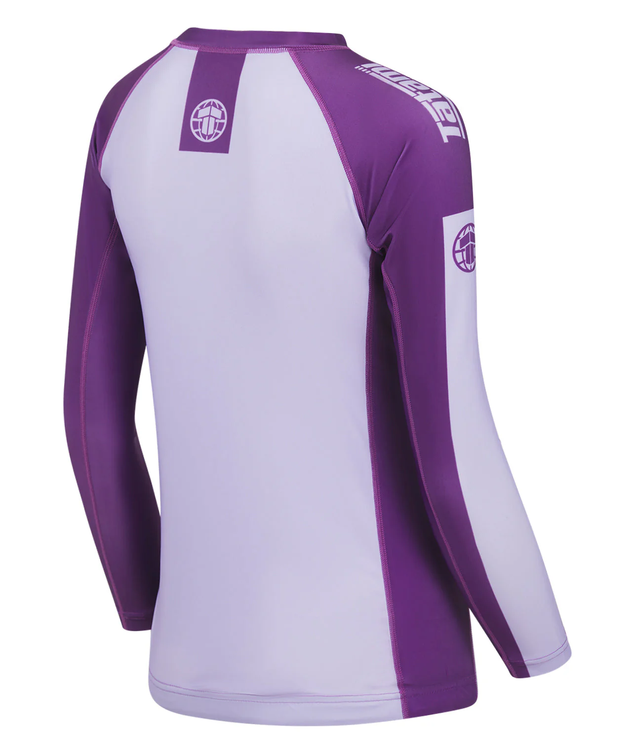 Ladies Contrast Long Sleeve Rash Guard - Berry - Image 5