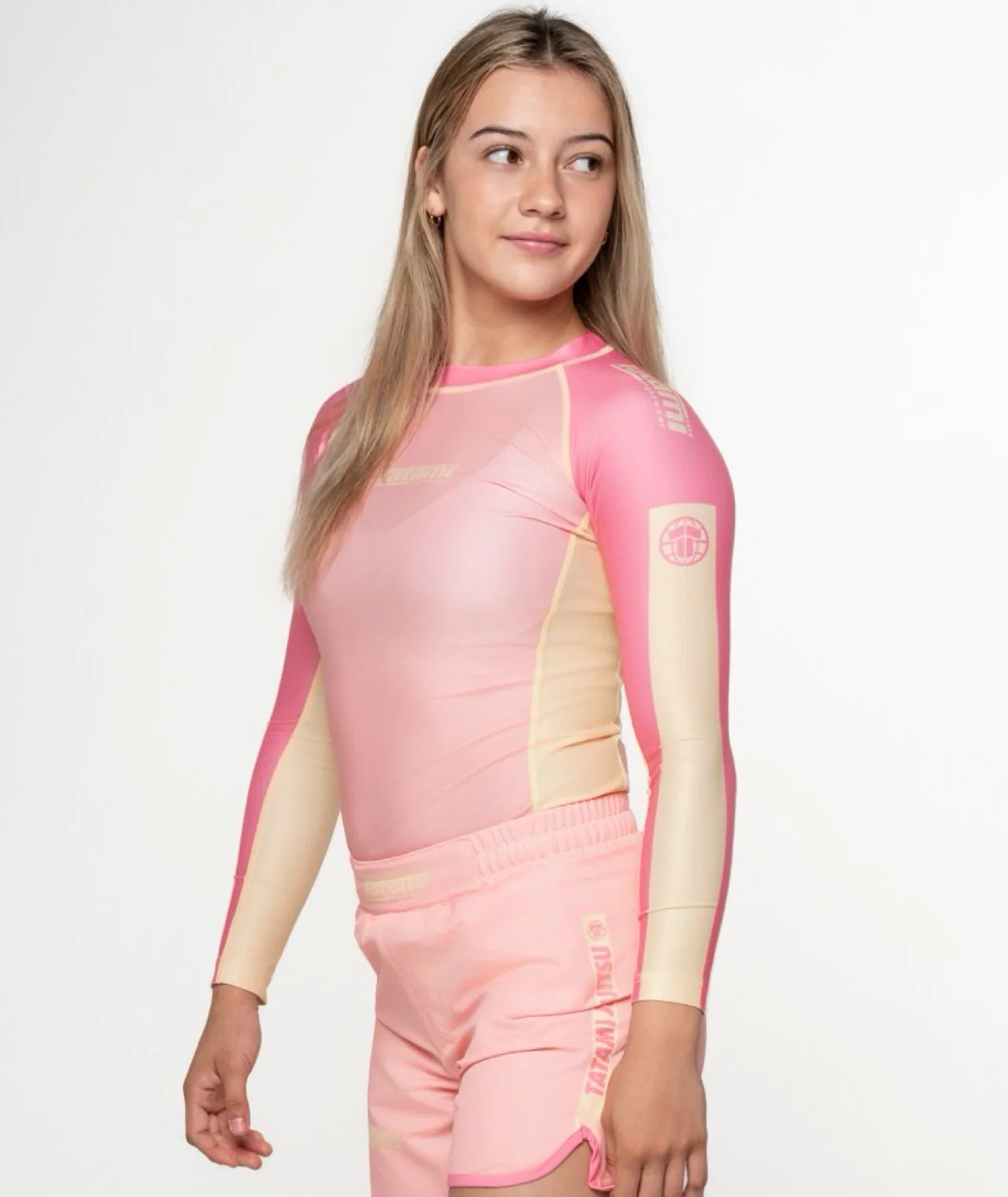 Ladies Contrast Long Sleeve Rash Guard - Candy - Image 6