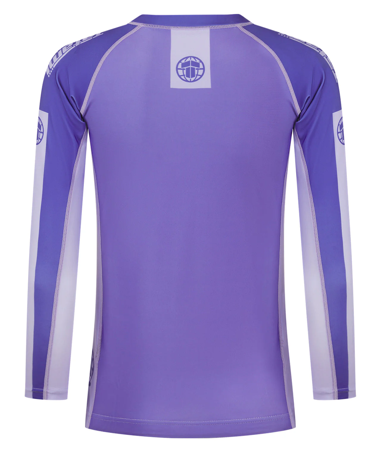 Ladies Contrast Long Sleeve Rash Guard - Purple - Image 4