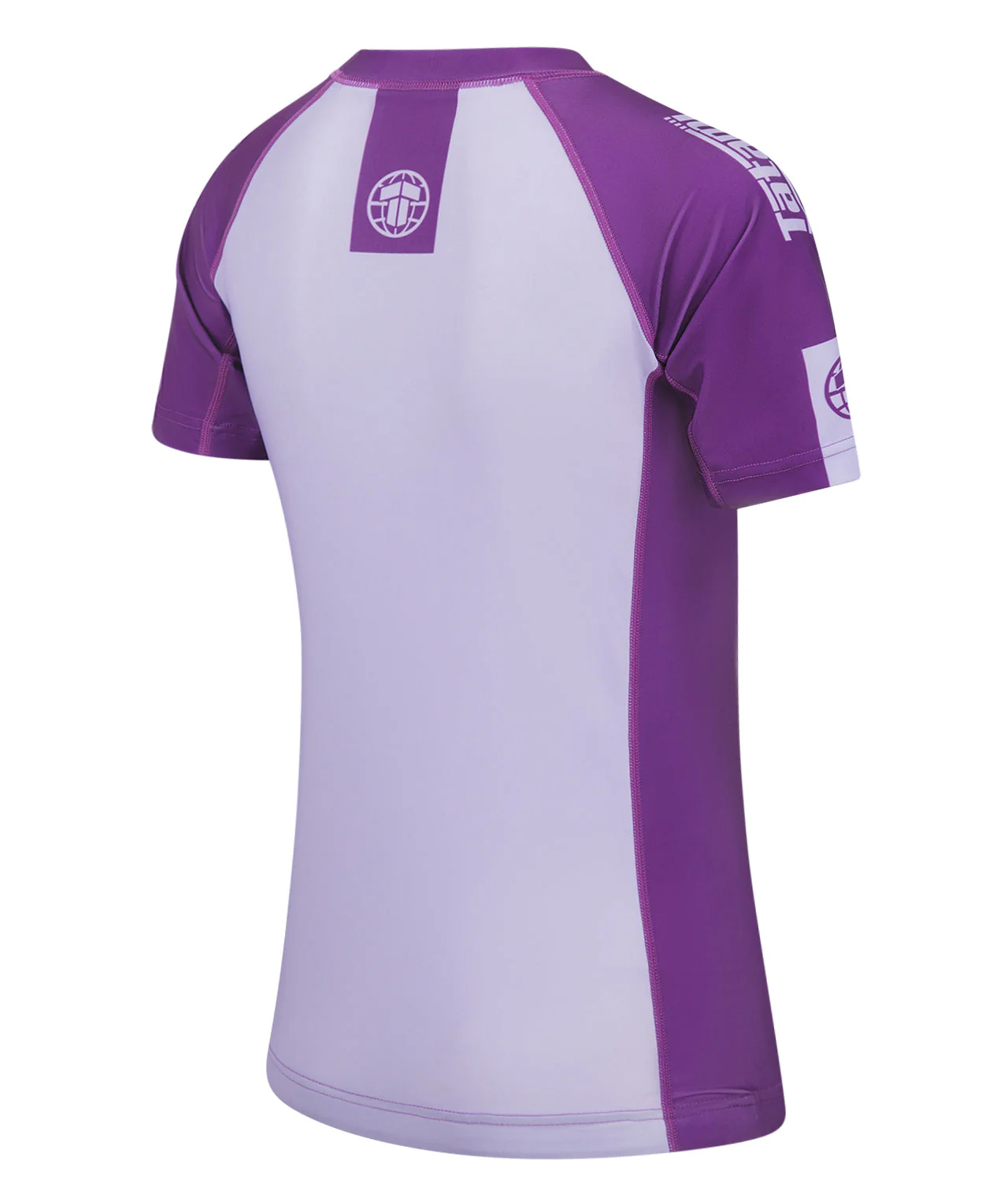 Ladies Contrast Short Sleeve Rash Guard - Berry - Image 5