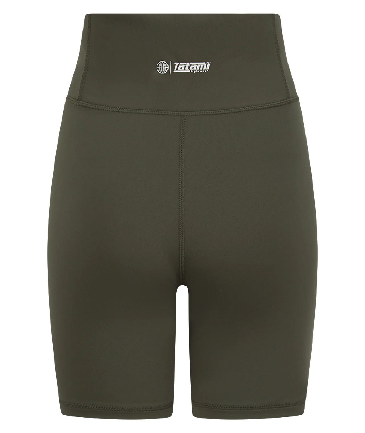 Ladies Agile Longline Shorts - Khaki - Image 3