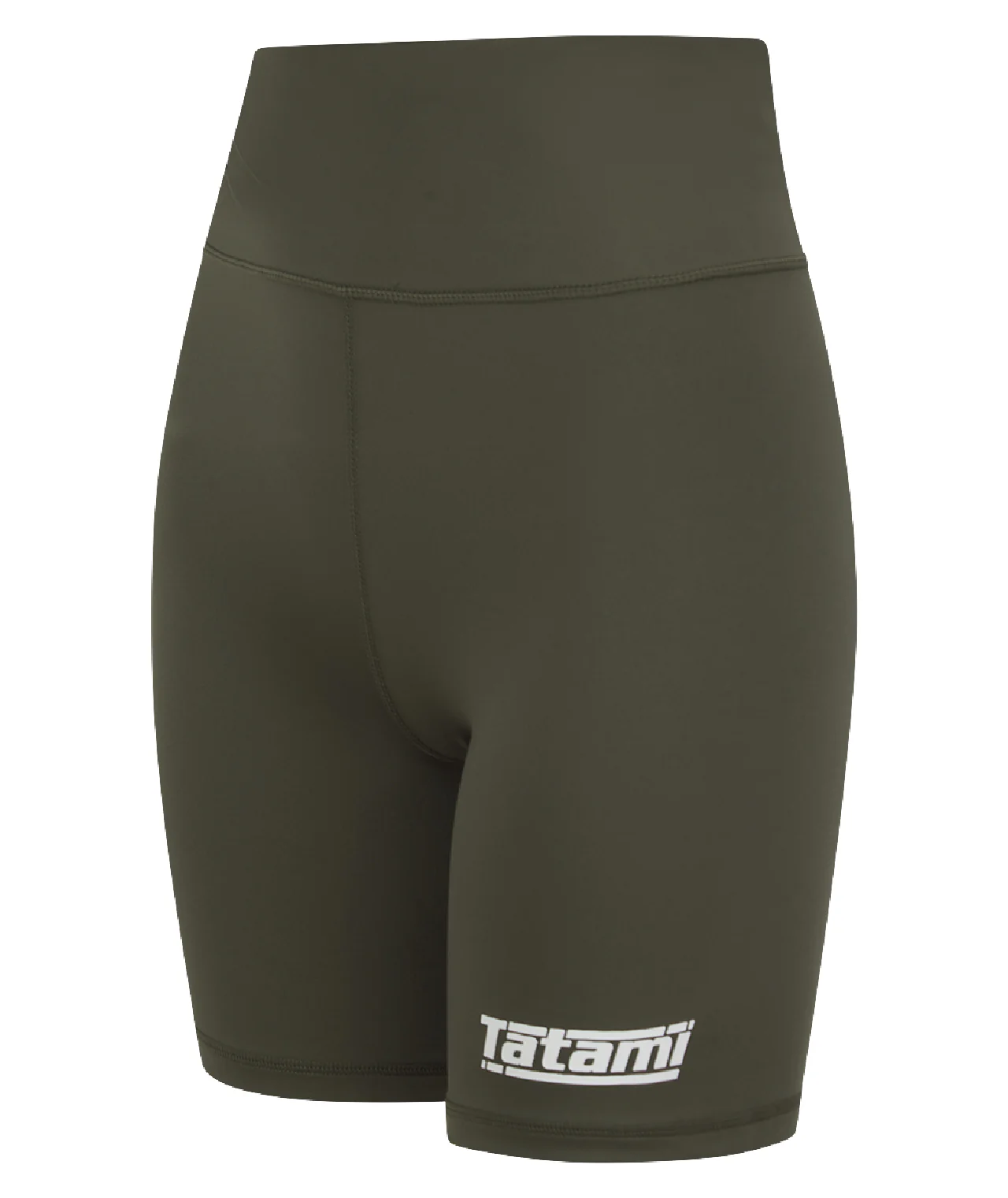 Ladies Agile Longline Shorts - Khaki - Image 4