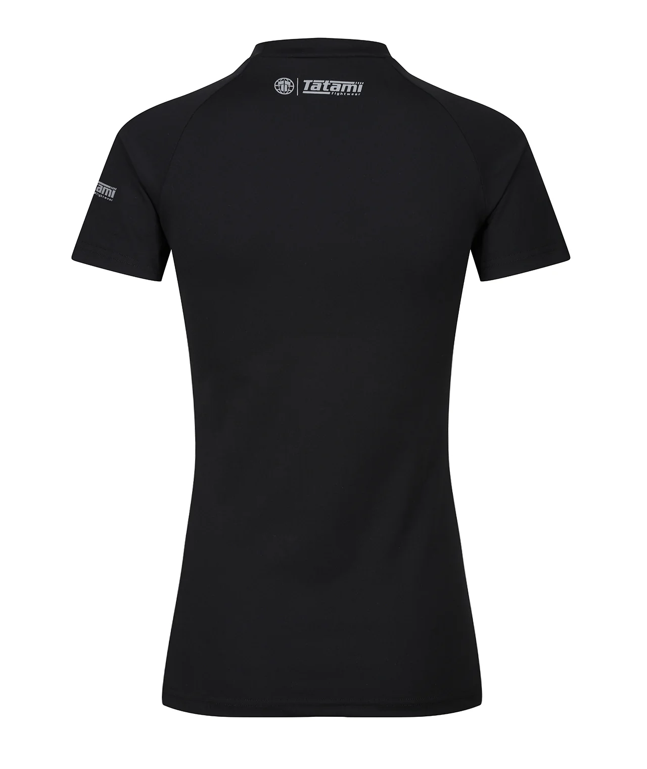 Ladies Fusion Short Sleeve Rash Guard - Black - Image 3