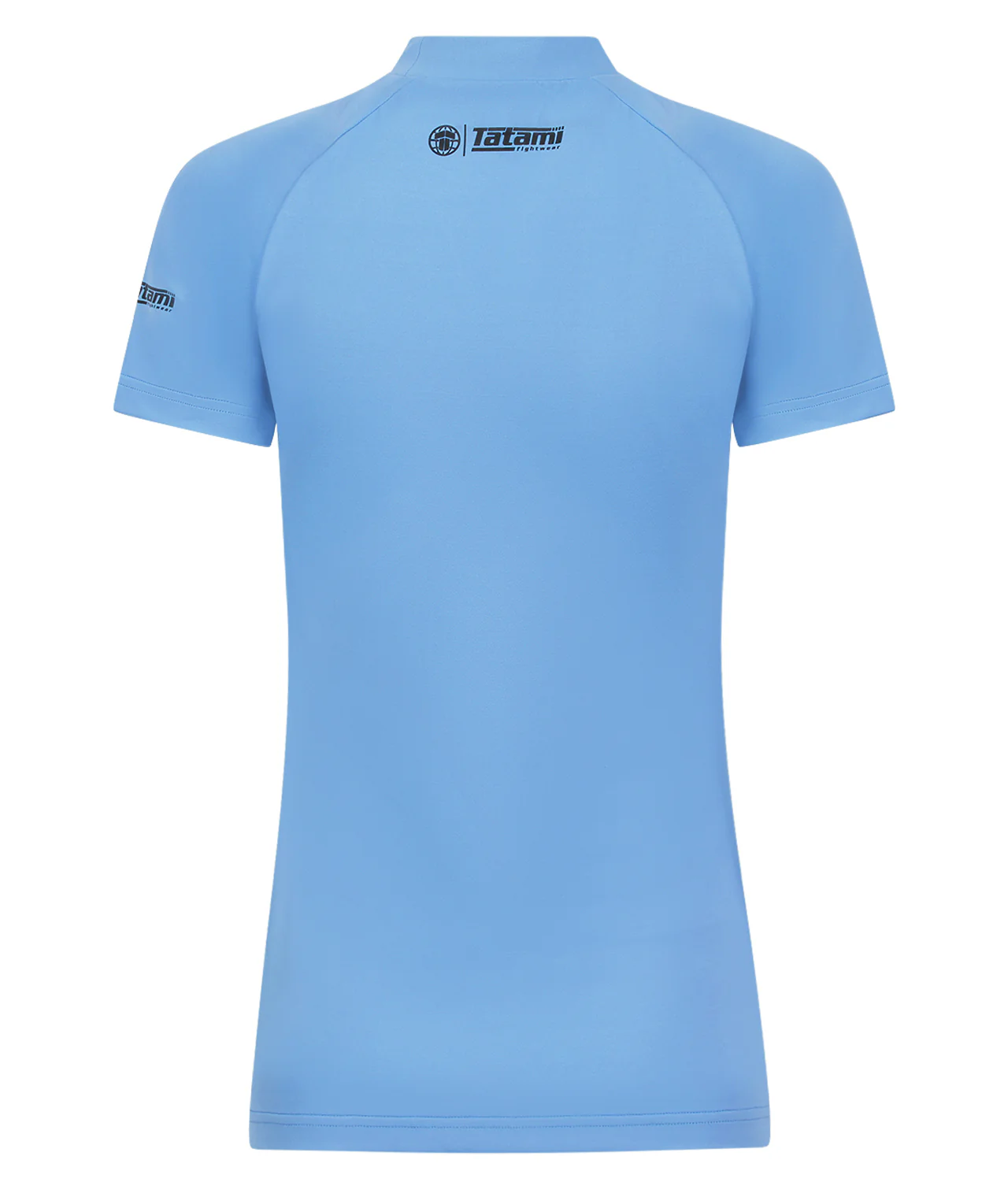 Ladies Fusion Short Sleeve Rash Guard - Blue - Image 3