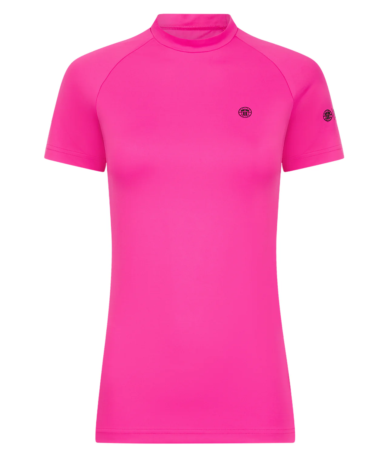 Ladies Fusion Short Sleeve Rash Guard - Pink