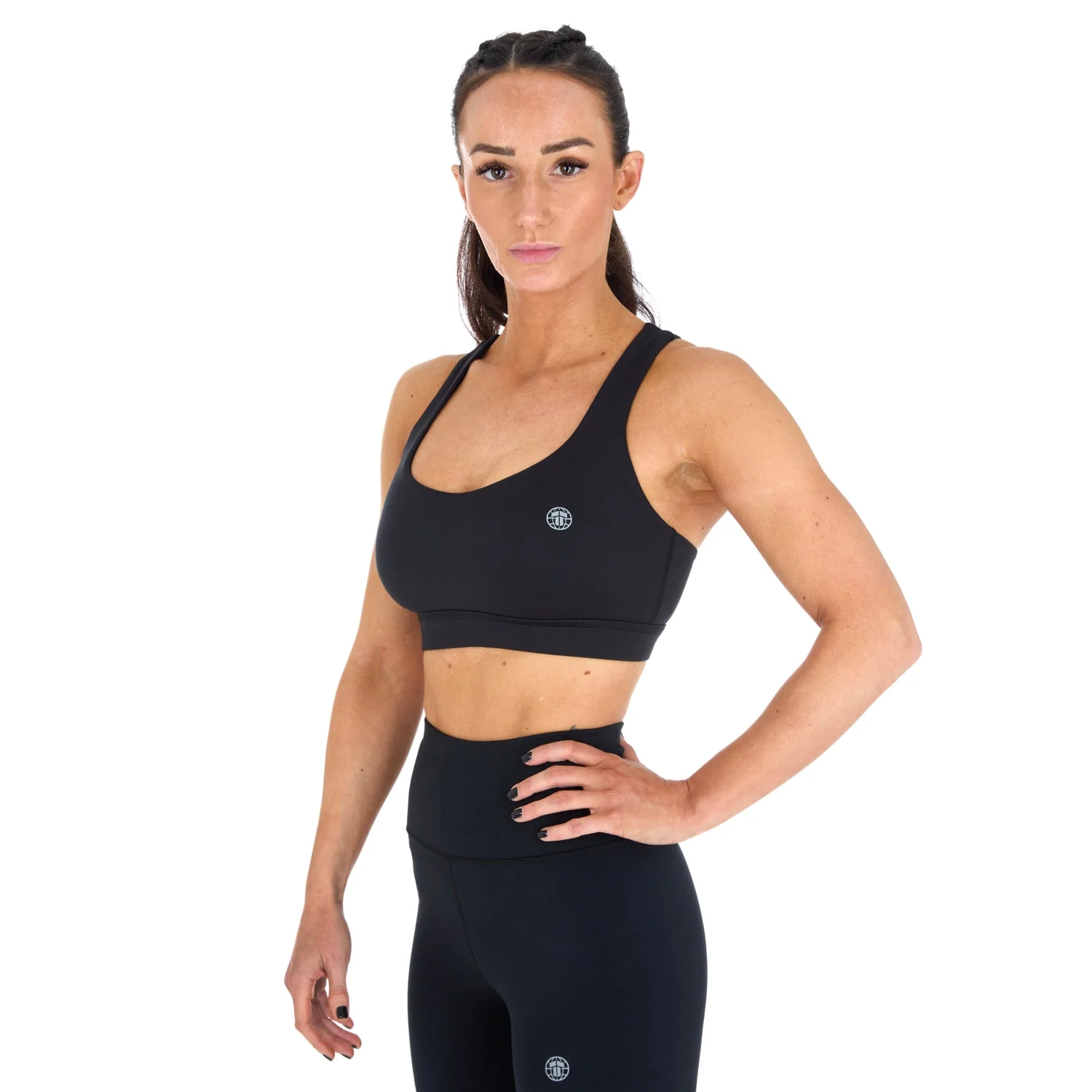 Ladies Fusion Sports Bra - Black - Image 6