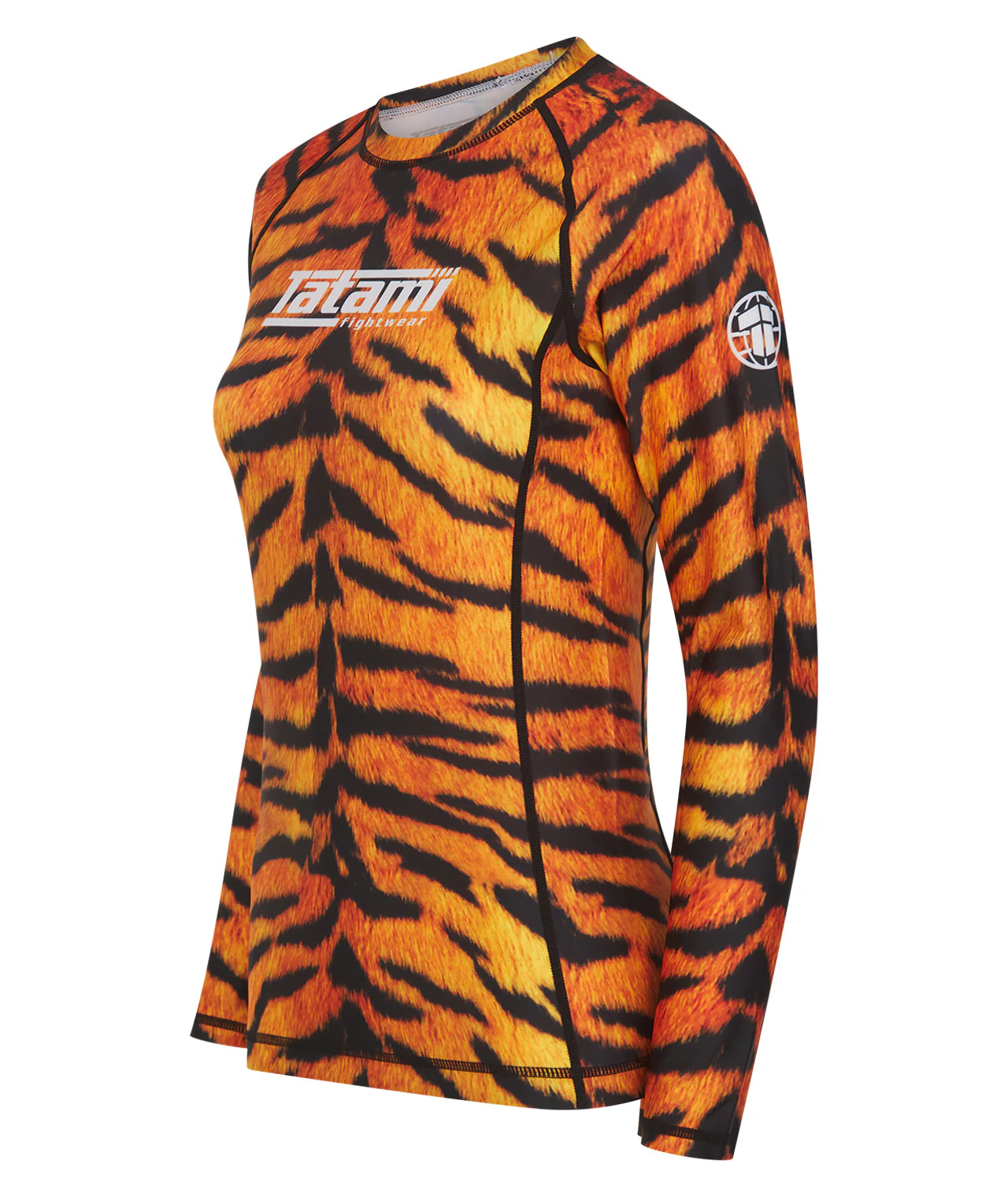 Ladies Helena Long Sleeve Rash Guard - Tiger - Image 3