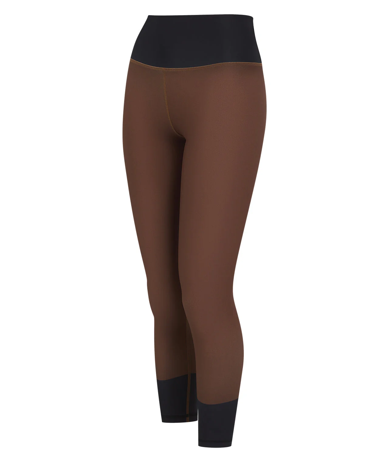 Ladies Helena Ranked Leggings - Brown - Image 3