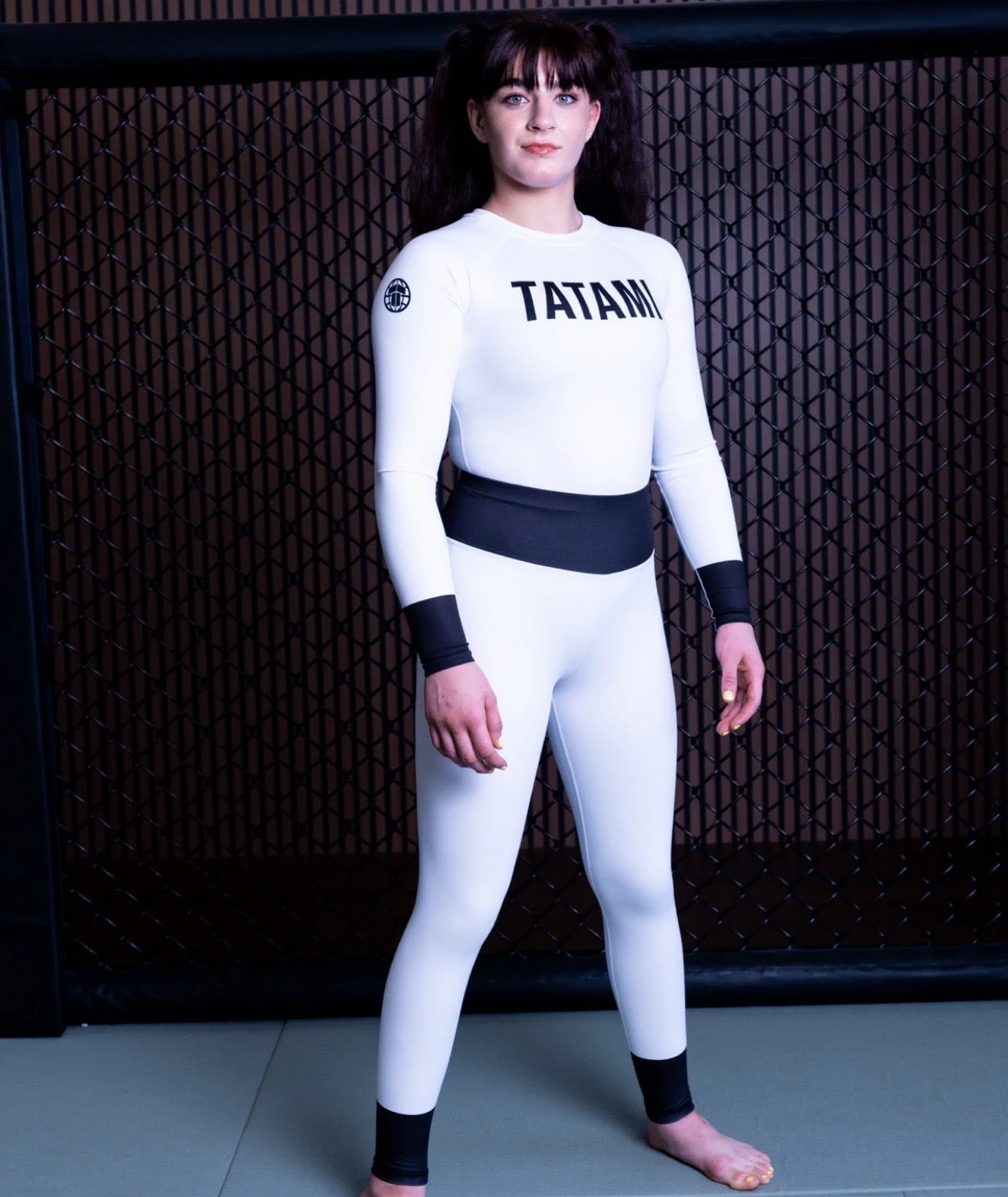 Ladies Helena Ranked Leggings - White - Image 8