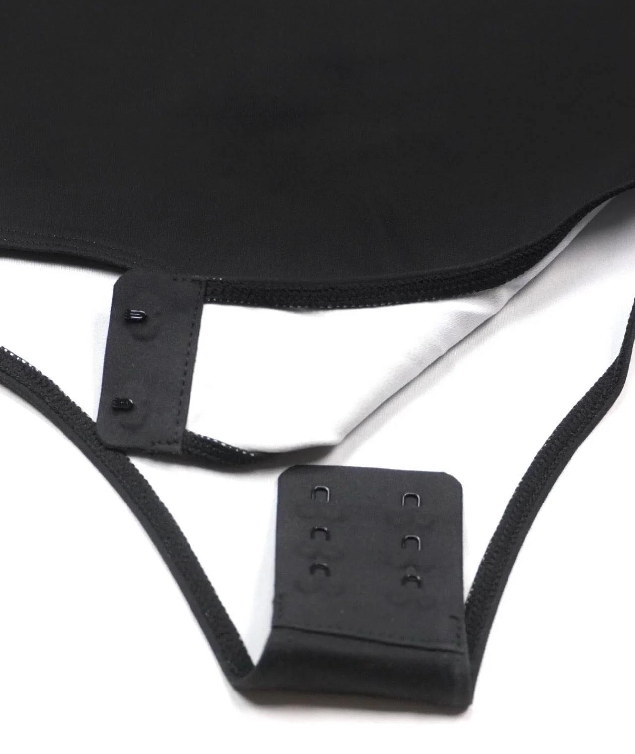 Ladies Helena Taped Leotard - Black & White - Image 5