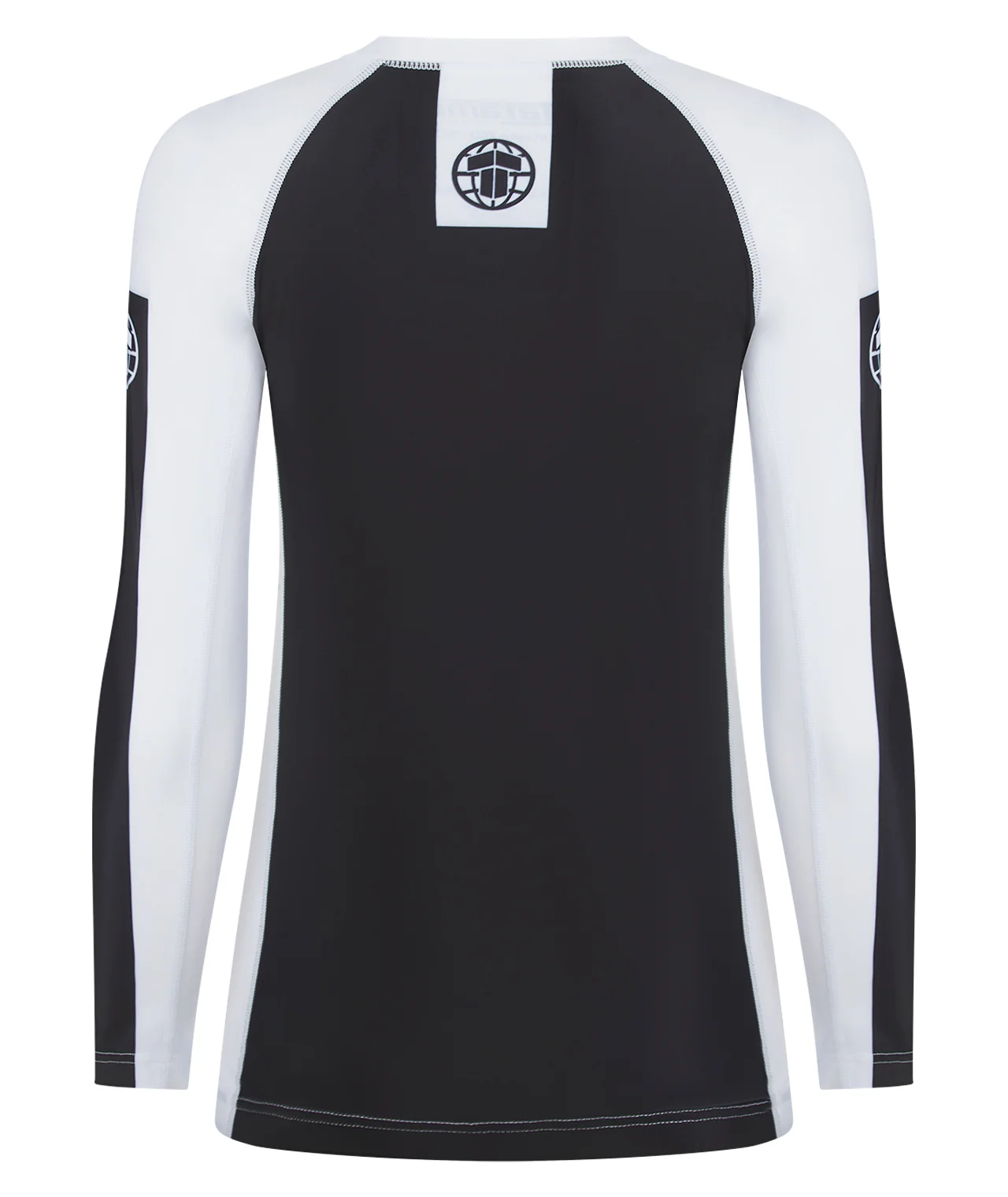 Ladies IBJJF Ranked Long Sleeve Rash Guard - White - Image 4