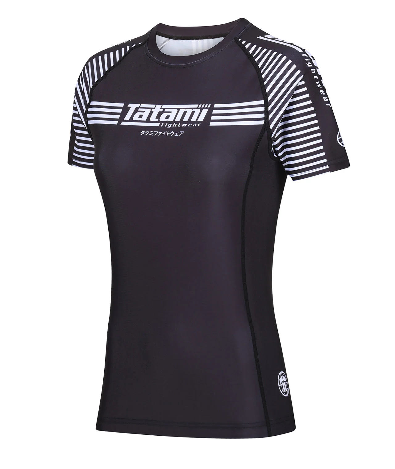 Ladies IBJJF Ranked Rash Guard - Black - Image 4