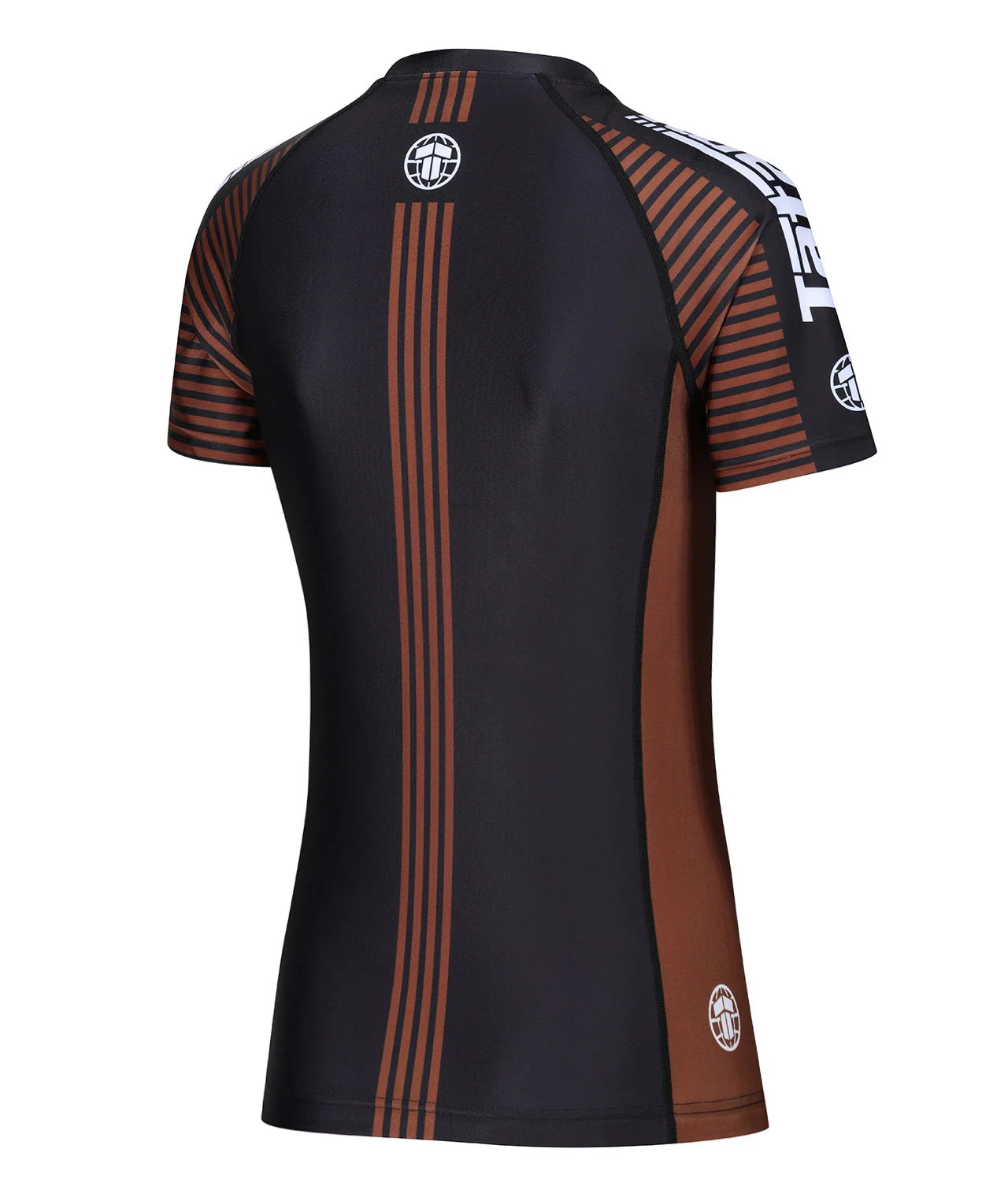 Ladies IBJJF Ranked Rash Guard - Brown - Image 4