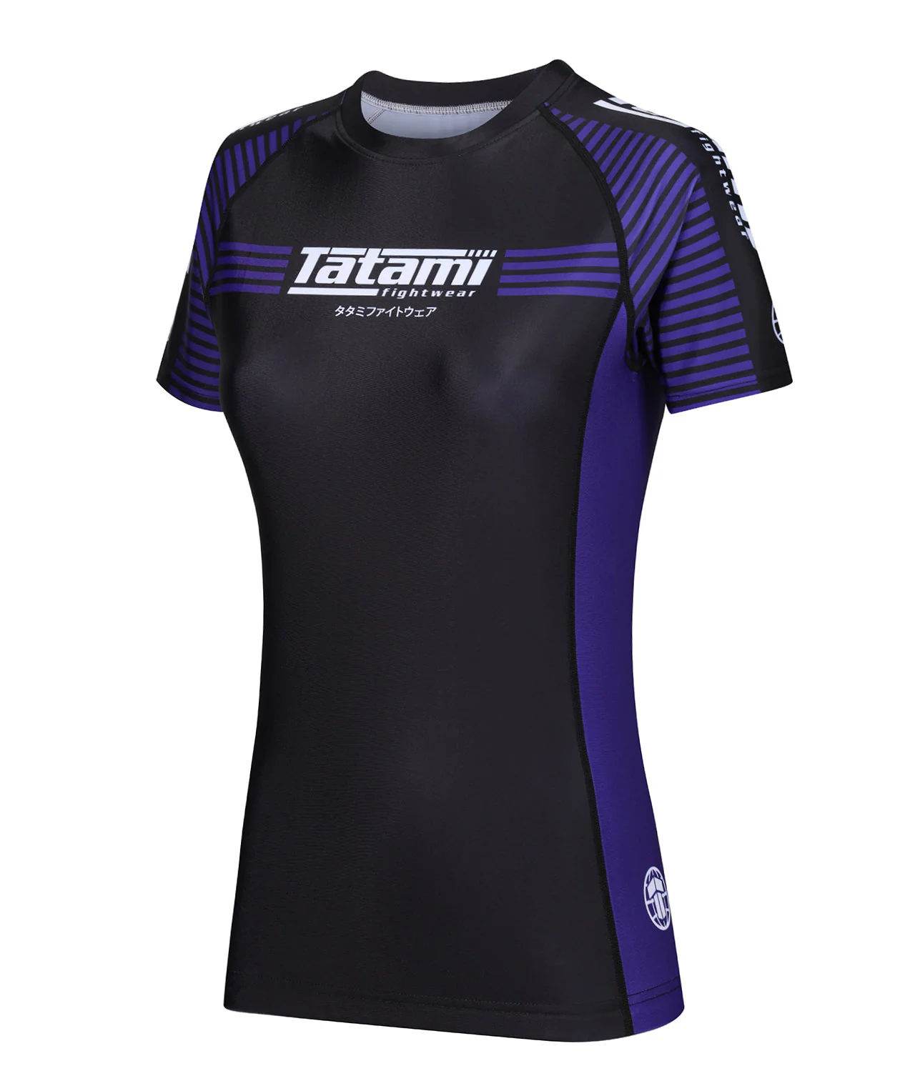 Ladies IBJJF Ranked Rash Guard - Purple - Image 3